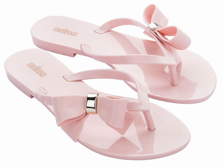 Chanclas Melissa Harmonic Sweet Bow Pale Mujer - Rosas - Argentina LHT-815243